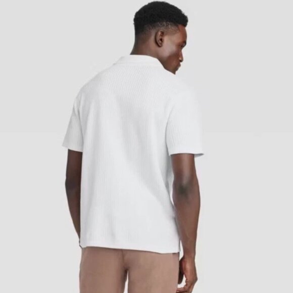 Goodfellow & Co Men's XL Shirt White Regular Fit Johnny Collared Polo Beach Vibe - Picture 2 of 5